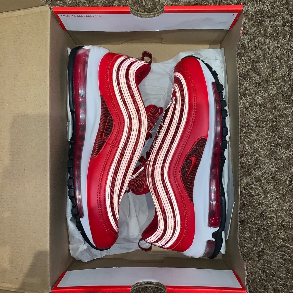 Red Nike 97s - Picture 3 of 4